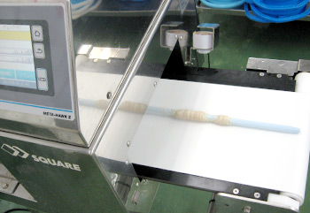 金属探知機検査